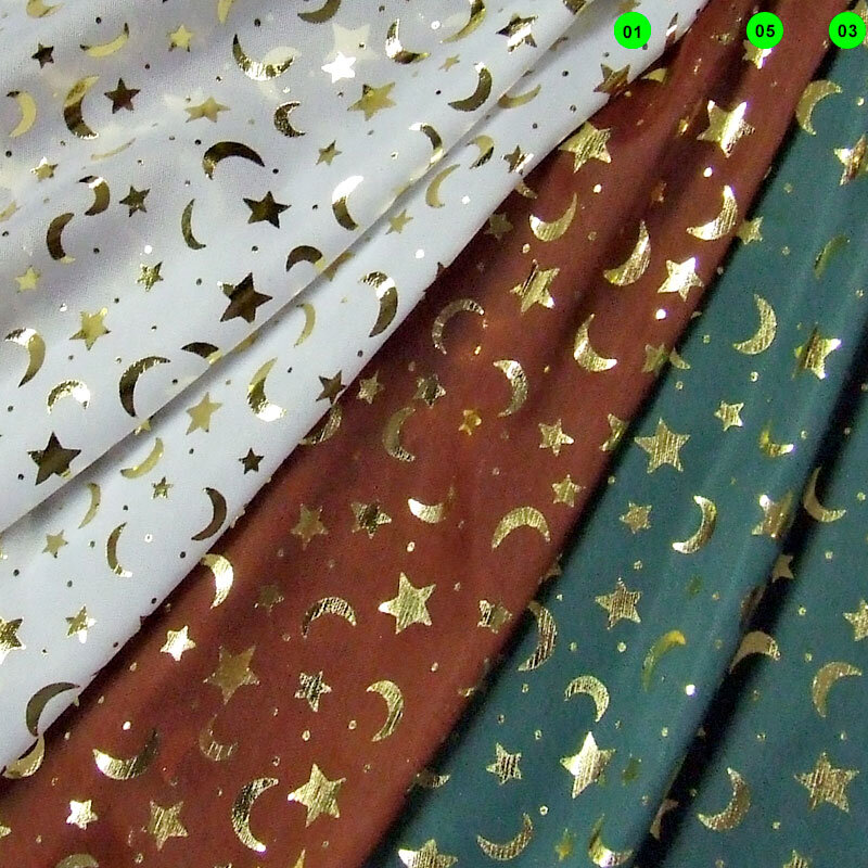 Folie Weihnachten Mond und Sterne