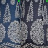 Jeans Stickerei Bordüre einseitig