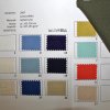 Farbkarte Leineneffekt in 25 Farben