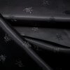 Futterstoff Jacquard Rosen 20 mm schwarz; Design...