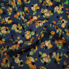 Polyester Chiffon Flockdruck Rosen