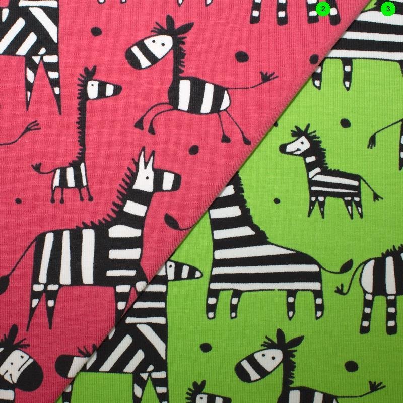 Baumwolljersey Zebra
