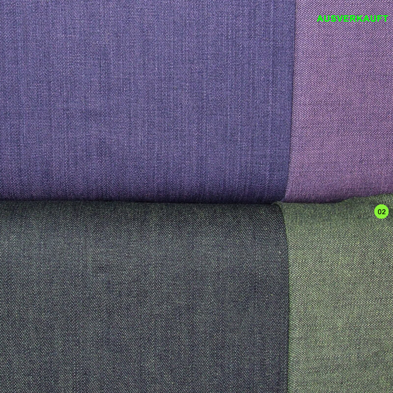 Denim bicolor vorgewaschen + gefärbt