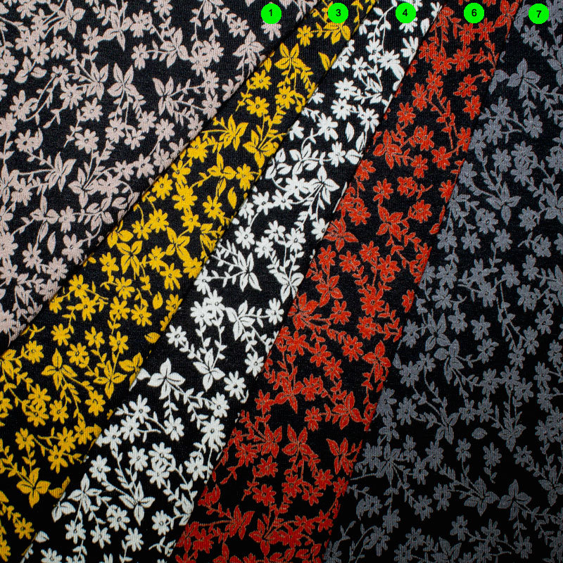 Jersey Viskose bedruckt Blumen
