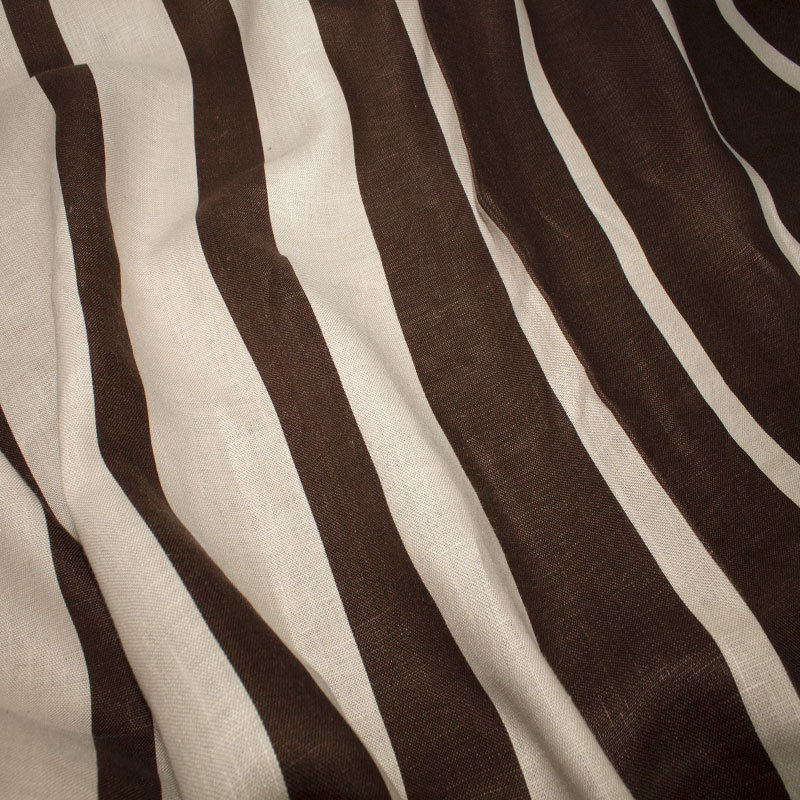 Leinen Druck Ombré Streifen 20 - 50 mm