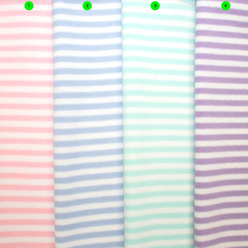 Bündchen Schlauchware Streifen 3 mm