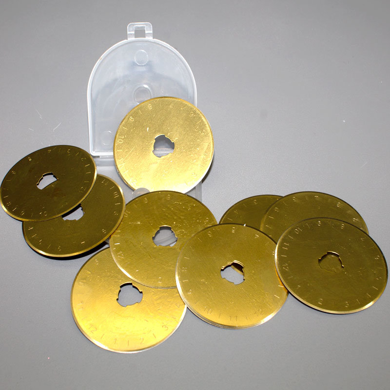 Titan beschichtete Ersatzklingen für Rollschneider 45 mm