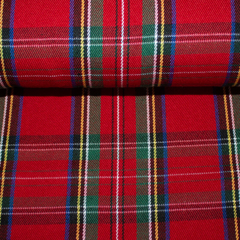 Schottenkaro gross, rot-grün-blau, Design 5