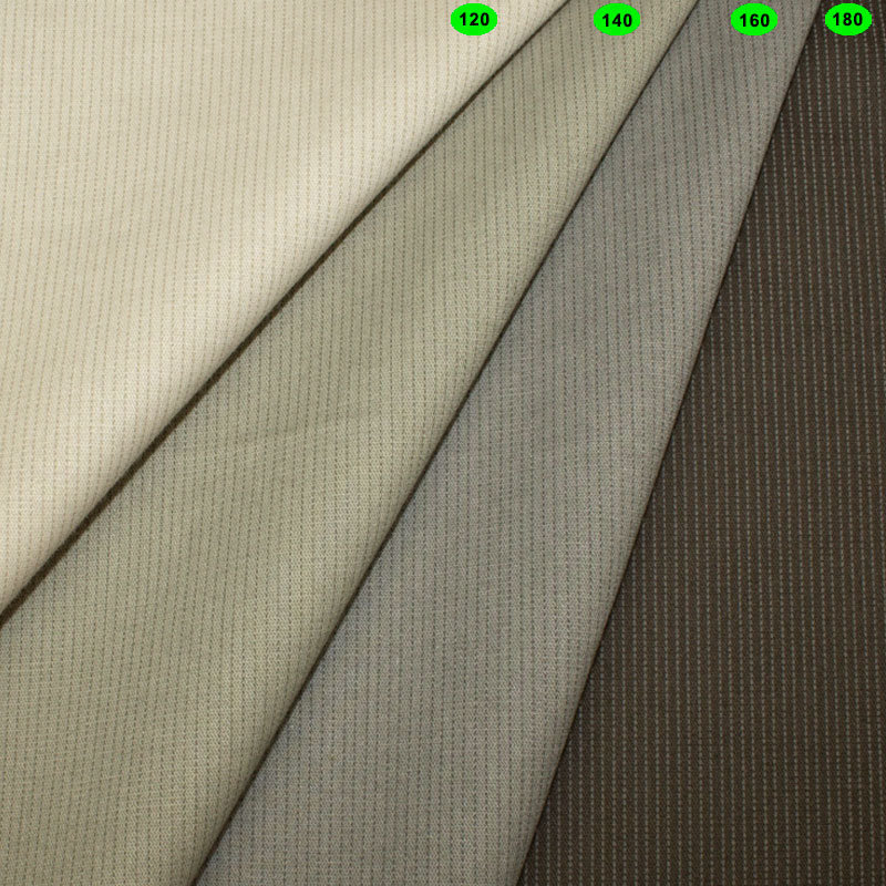 Mischgewebe Stretch "pigmentiert" Nadelstreifen 2 mm
