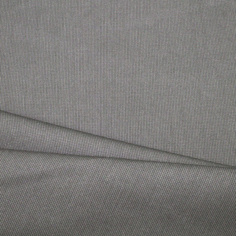 Mischgewebe Stretch feine Karo 1 mm "pigmentiert" olivgrau