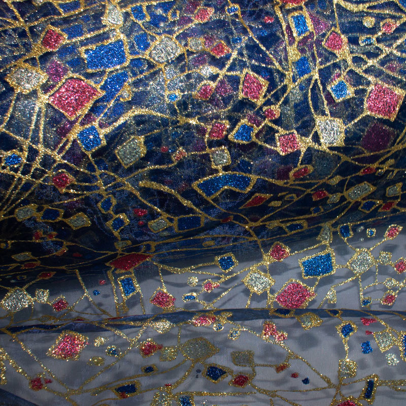 Organza Orient Flair blau
