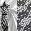 Glanz Jacquard 03 schwarz