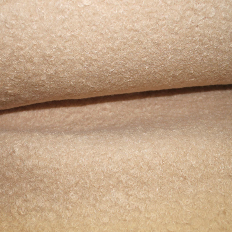 Bouclé Wollmischgewebe haut