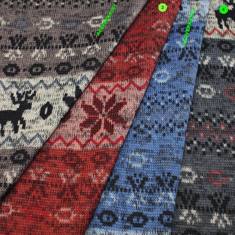 Winter Strickstoff angeraut Hirsch