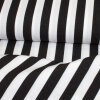 Tropical Druck Streifen 1,5 cm weiß-schwarz...