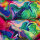 Tropical DIGI Druck Abstrakt Multicolor ÖkoTex