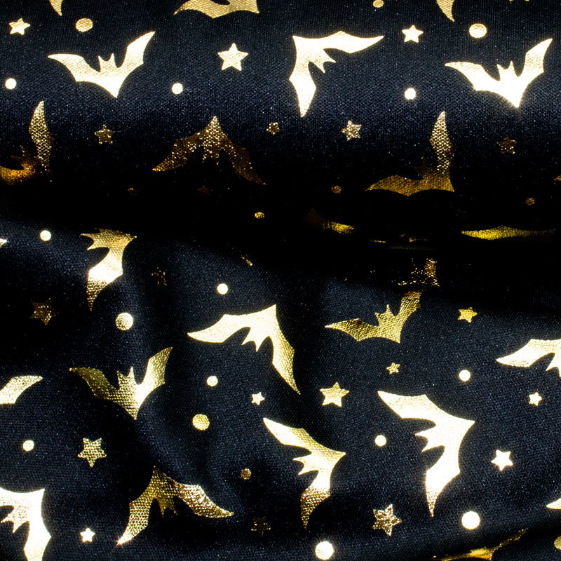 PL Jersey Folien Druck Fledermaus Halloween