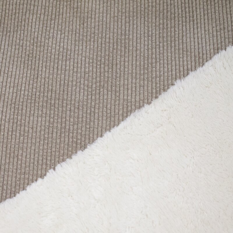 Cord mit Teddyfutter, Beige