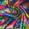 Stretch Wendepailletten - Multicolor/ Silber