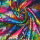 Stretch Wendepailletten - Multicolor/ Silber