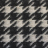 Wollwalk Hahnentritt Schwarz/Creme