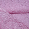 Baumwollmix mit Lochstickerei, pink