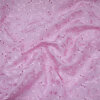 Baumwollmix mit Lochstickerei, pink