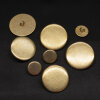 Metallknopf , gold- matt, 12 - 25mm
