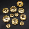 Metallknopf klassisch, gold, 12 bis 22 mm