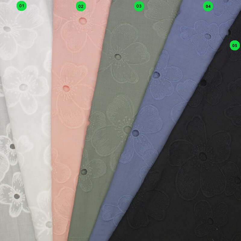 Cotton Batist Stickerei