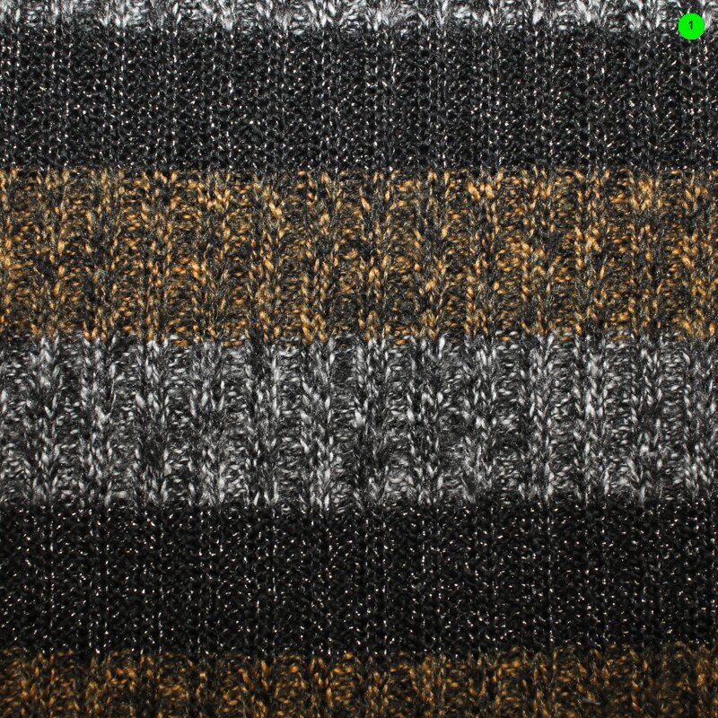 Strickstoff mit Lurex geschtreift 01 ocker