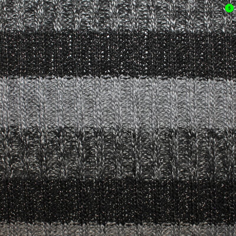 Strickstoff mit Lurex geschtreift 05 grau