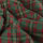 Baumwoll-Webware Karo grün-rot mit Lurex